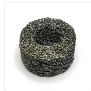 China Stainless Steel AISI 304 Compressed Knitted Wire Mesh In Automotive Exhaust Systems factory