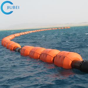 China HDPE Dredging Pipe Floats Hose Floatation Foamed Flexible Plastic Sand 23 Inch factory