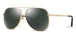 Anti Glare Metal Frame Polarized Sunglasses Size With 145MM Temple Length