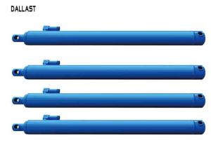 China Double Acting Hydraulic Ram Chrome Rod 800 - 2000 mm , Telescoping Hydraulic Ram factory