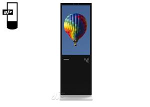 China Restaurant Kiosk Digital Signage 43 Inch Stand Table LCD Advertising Screen With Printer Card Reader factory