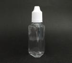 30ml Triangular Shape Plastic Bottle PET With Dropper Tip