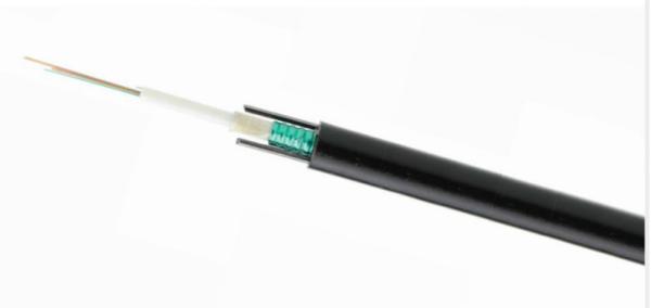 Outdoor Fiber Optic Cable GYXTW 12 Core Uni-Tube Light Aerial Armored Single
