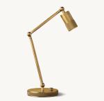 Solid Steel Restaurant Rechargeable Table Lights Glass Bulb Cover With