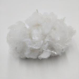 China Dyed Virgin Polyester Staple Fiber , Fire Retardant Polyester Short Cut Fiber factory