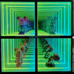 Custom Abyss Mirror Infinite Magic Mirror Display Cabinet for Commercial Store