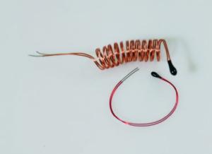 China Enameled Lead Wire Epoxy NTC Thermistor Precision Electronic Component on sale
