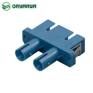 China SC To ST Duplex Fiber Optic Hybrid Adapter REACH / UL 94 -V0 factory