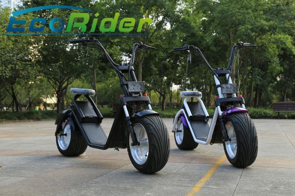 40-50KM/H 2 Wheel Electric Scooter With Big Wheels / Fashion City Scooter With