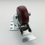 100KG 100mm Castors Heavy Duty 4 PVC Swivel Plate Caster Wheels