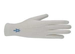 China 100% Pure Cotton Military Parade Gloves 220gsm Fabric Weight OEM Welcomed factory