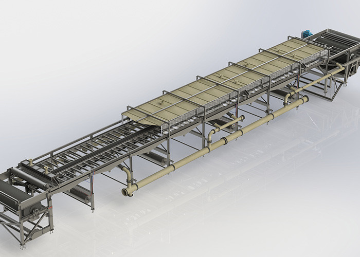 High-Efficient Gravity Force Vacuum Belt Filter PLC Control Mild Steel Frame