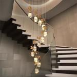 Snow mountain flower shape Stair Lights for Loft Ceiling Staircase Branch