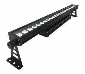 China Building LED Effect Light Led Wall Washer Light Bar 24pcs 18w 15w RGBWA+UV 6-In-1 factory