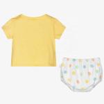 Summer Boutique Infant Lovely Printed 100% Cotton Baby Girls Clothing sets Baby