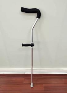 China Anti Sliding Ergonomic Elbow Crutch Adjustable , Aluminum Cane Walker Crutches factory