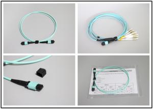 China OD3.0mm 8 Core MPO/MTP Female Fiber Optic Patch Cord factory
