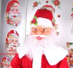 Electric Christmas old man music Santa Claus 160cm Outdoor Christmas Decoration