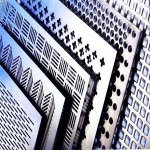 China Anti - Corrosion Architectural Wire Mesh Wall Perforated Metal Facade Cladding factory