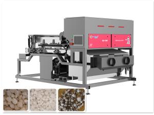 China 1 - 8cm Coarse Salt Particles Color Sorter With Led Lighting Spray Valve factory