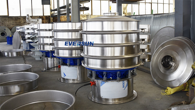 Multi Layer 1 - 2t/H Vibratory Screening Machine Filtering Materials For Glass Aggregate