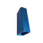 CNC Machining Aluminum Extrusion Profiles Printing Blue Non - Standard OEM