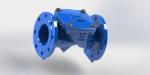 40 Degree Ductile Iron Body Wafer Swing Check Valve For Wastewater