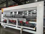 Fully Auto Corrugated Carton Box Folder Gluer Stitcher In Line For Paper