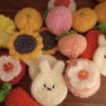 100% Polyester Light And Fluffy Glass Yarn For Hand Knitted Doll Cute Hair Clip