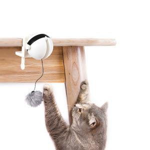 China Interactive Electronic Auto Lift Ball Cat Pet Toys Funny Stick Cat Teaser Toy factory