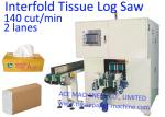 2 Channels Facial Tissue Paper Log Saw Machine