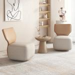 Nordic Fashion Luxury Modern Hotel Single Sofa Chair Fabric Leisure Chair