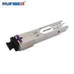 1.25G WDM SFP Module , 80km Gigabit Bidi SFP Transceiver 1490nm / 1550nm