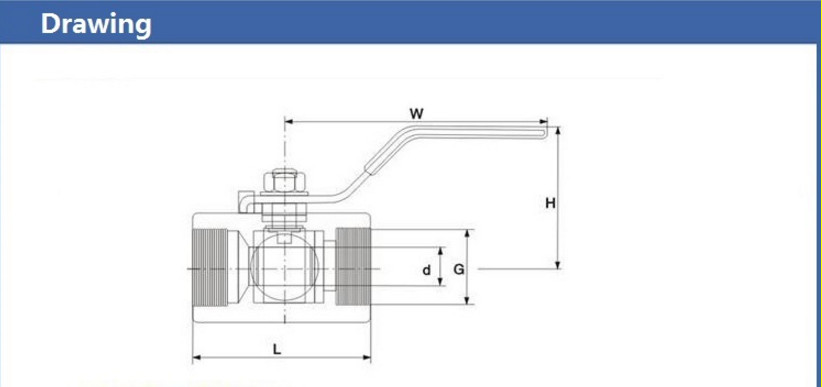 One Peice Sanitary Ball valve With Female Thread Connection