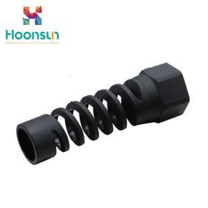 China M30 Customized Metal Strain Relief Cable Gland Connetor With Spiral Tail factory