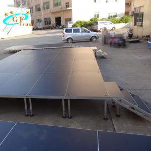 China Aluminium 3floors Outdoor Concert Stage Non Slip Surface factory
