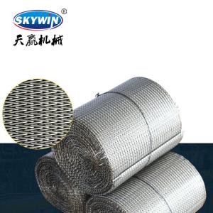 China 304/316 Stainless Steel Furnace Belt Food Machinery Wire Mesh Belt factory