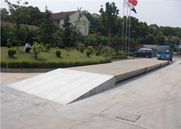 8mm Checker Plate Pitless Type Weighbridge 5 - 24m Length Platform Weighing