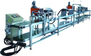 China Full Auto Panel Element Air Filter Making Machine Double Sided Gluing factory