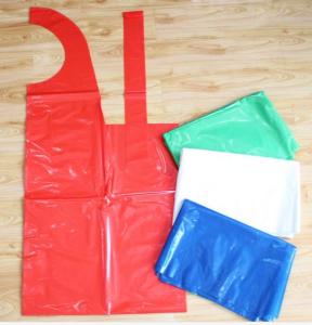 China Plastic HDPE LDPE Throw Away Aprons Disposable Single Folded Waterproof factory