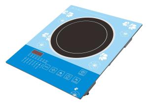 China Flat Ceramic Glass Slim Induction Cooker 1000 Watt Countertop Induction Cooktop factory