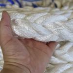 OEM High Tenacity 60mm Polyester Rope Braided Rope For Mooring