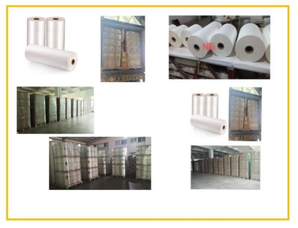 High Glossy PET Thermal Lamination Film 22mic Thickness For Laminating Paper And