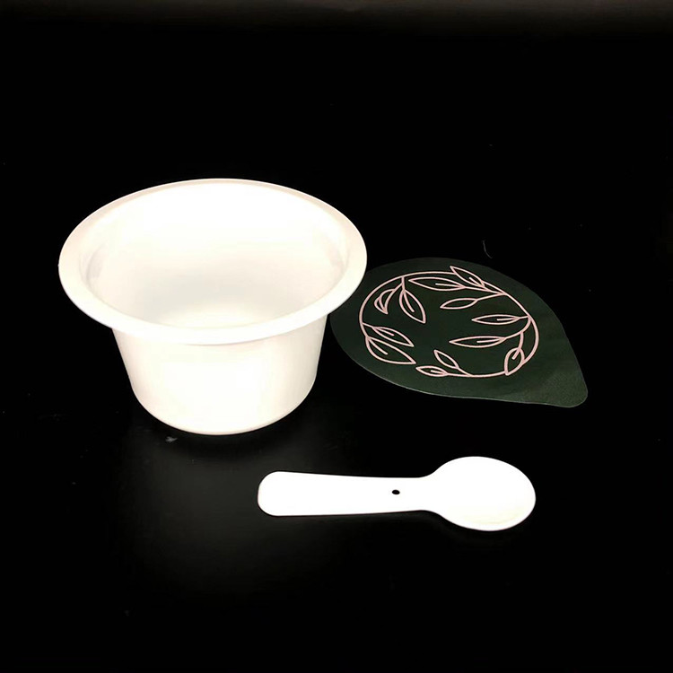 3oz 5oz 140g Plastic White Disposable Cup Ice Cream Food Grade Antiwear