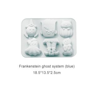 China Heatproof Non Stick Silicone Cake Molds For Halloween factory