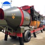 YHZM35 35m3/H Mobile Concrete Batching Plant For Road Bridge