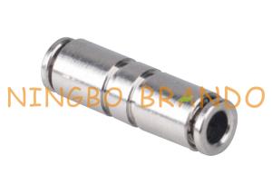 China Brass Push In Pneumatic Hose Coupling Union Straight 1/8'' 1/4'' 3/8'' 1/2'' factory