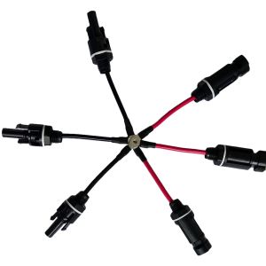 China IP67 Waterproof And Environmental Protection PV Cable Harness 75mm MC4 Connector on sale