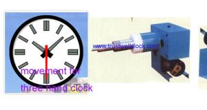 China movement mechanism motor for outdoor tower clock of three hand needles econd hand-GOOD CLOCK (YANTAI) TRUST-WELL CO LTD factory