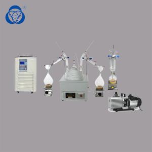China Glassware Kit Short Path Molecular Distillation System With Cold Trap factory